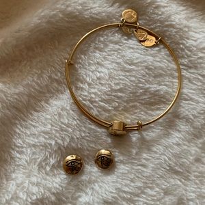 Alex and Ani Eye of Horus BRACELET AND EARRING SET